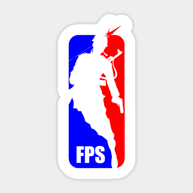 FPS Logo Sticker by philtomato